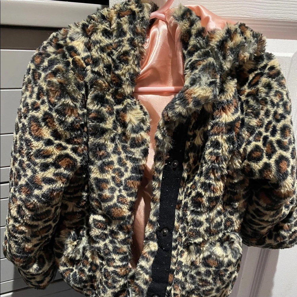 Cat and Jack Cheetah Jacket 4T